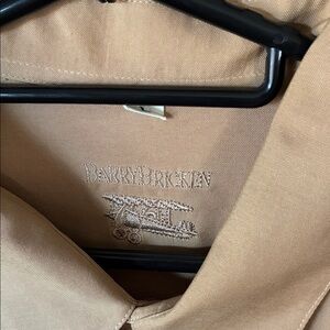 Barry Bricken Men's Classic Beige Dress Shirt